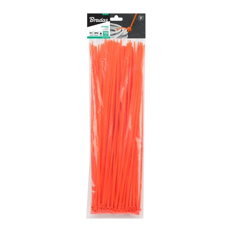 Taśma kablowa ORANGE 100szt. 4,8 x 350mm