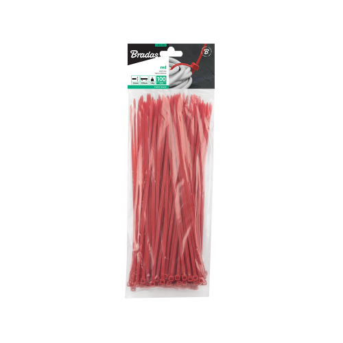 Taśma kablowa RED 100szt. 3,6 x 200mm