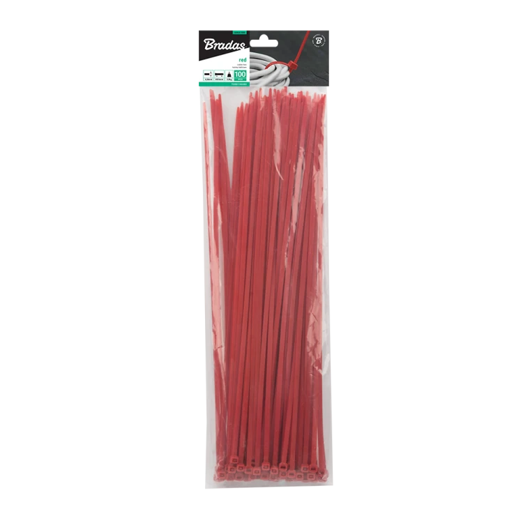 Taśma kablowa RED 100szt. 4,8 x 350mm