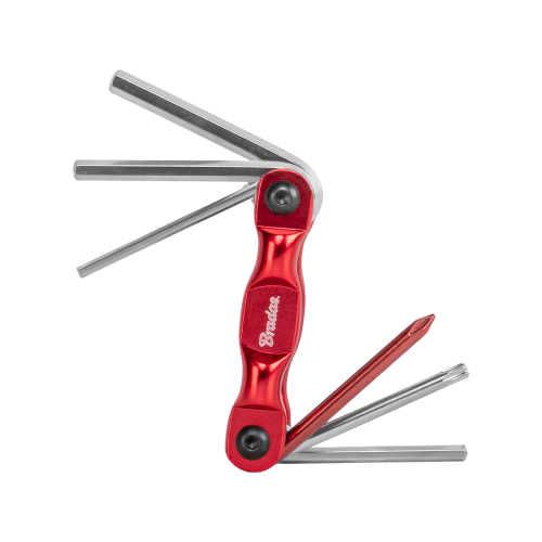 Rowerowy Multitool składany zestaw kluczy w etui 6 szt. / Krótkie