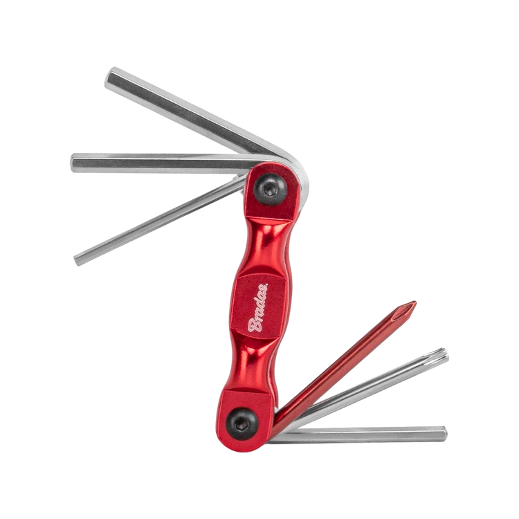 Rowerowy Multitool składany zestaw kluczy w etui 6 szt. / Krótkie