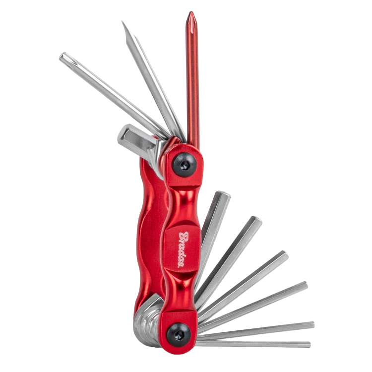 Rowerowy Multitool składany zestaw kluczy w etui 10 szt. / Krótkie