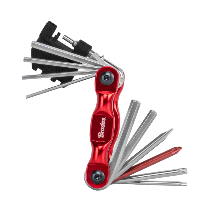 Rowerowy Multitool składany zestaw kluczy w etui 16 szt. / Krótkie