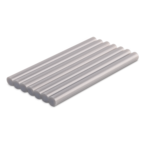 Klej na gorąco - wkłady do pistoletu metaliczny srebrny 11 x 150 mm / 7 szt.