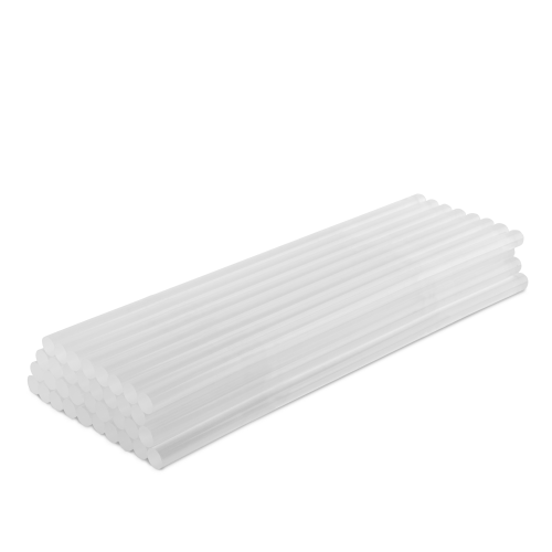 Klej na gorąco - wkłady do pistoletu półtransparentny 11 x 300 mm / 34 szt. / 1 kg / Box