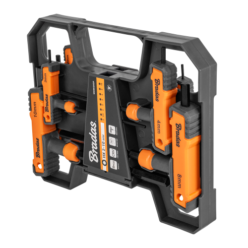 Zestaw kluczy imbusowych HEX 2 -10 mm z rączką typu T 8 szt. / Długie