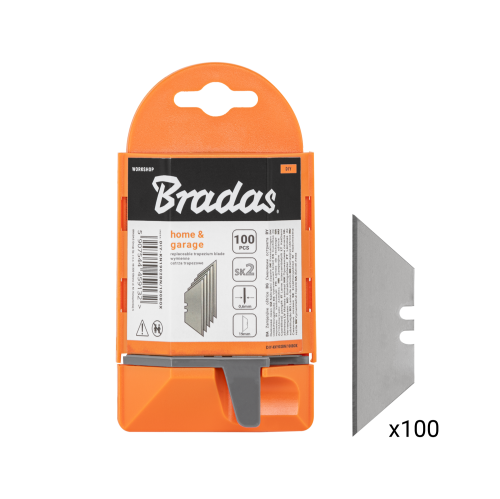 Magazynek na ostrza trapezowe NEUTRAL z podajnikiem 100 szt. / Ostrze 19 mm