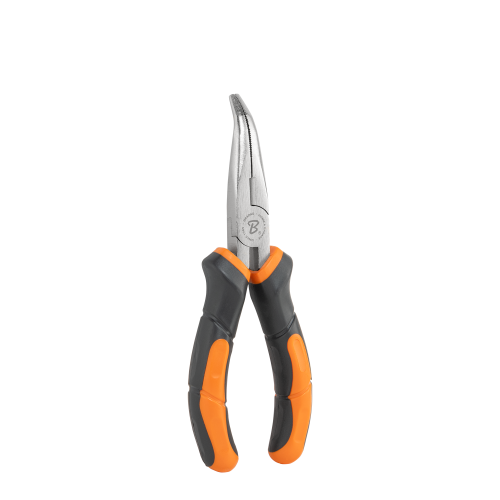 Szczypce wygięte MASTER GRIP niklowane Stal węglowa 165 mm