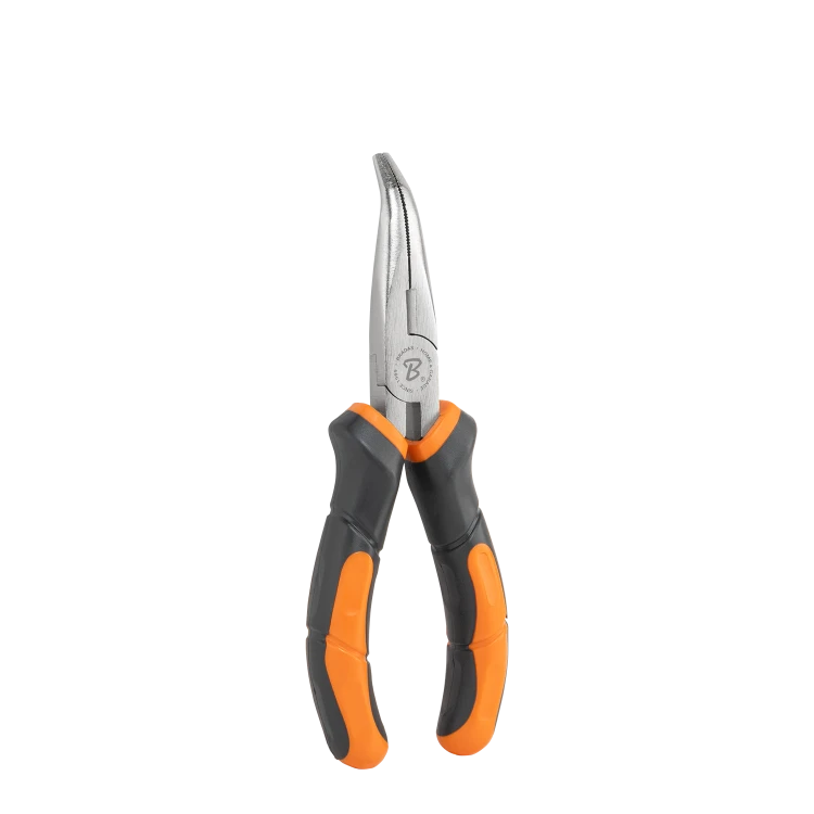 Szczypce wygięte MASTER GRIP niklowane Stal węglowa 165 mm