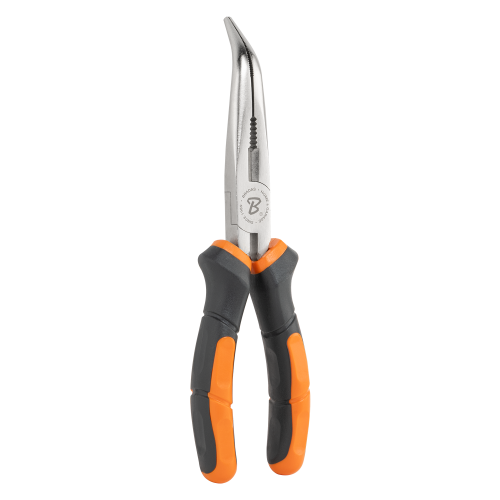 Szczypce wygięte MASTER GRIP niklowane Stal węglowa 200 mm
