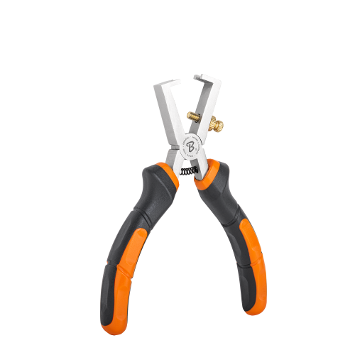Szczypce do ściągania izolacji MASTER GRIP niklowane 165 mm / Stal węglowa