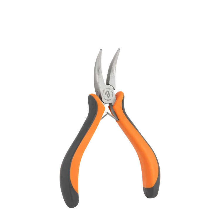 Szczypce wygięte MINI niklowane 125 mm / Stal węglowa 125 mm
