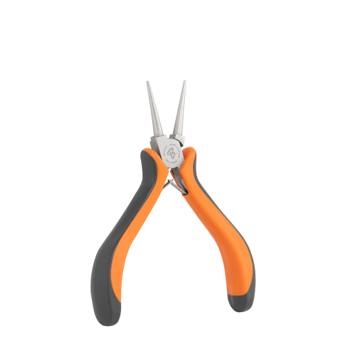Szczypce okrągłe MINI niklowane 130 mm / Stal węglowa 130 mm