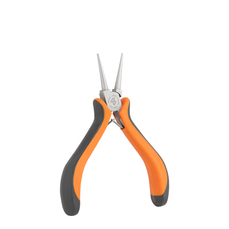 Szczypce okrągłe MINI niklowane 130 mm / Stal węglowa 130 mm