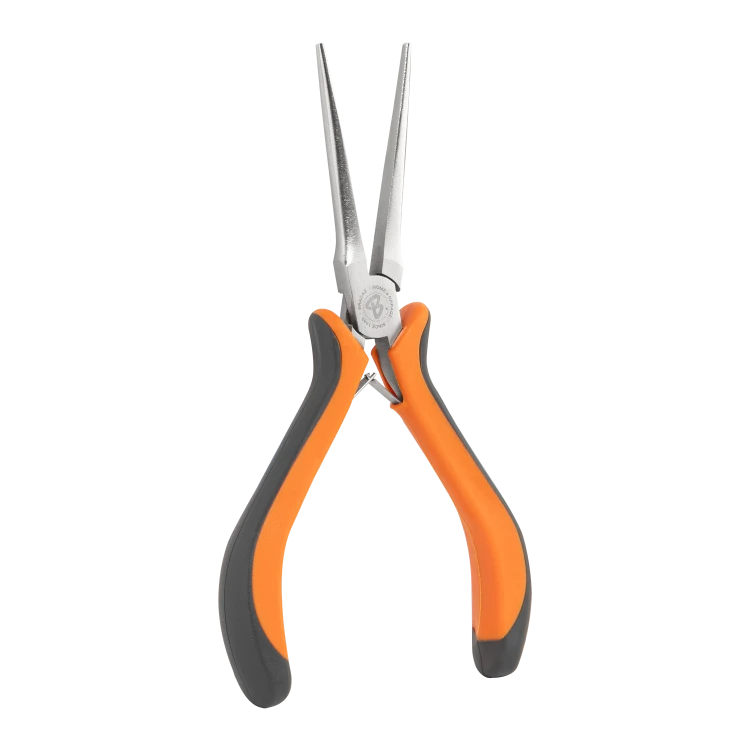 Szczypce igłowe MINI niklowane 145 mm / Stal węglowa