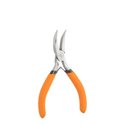 Szczypce wygięte CLASSIC MINI niklowane 125 mm / Stal węglowa 125 mm