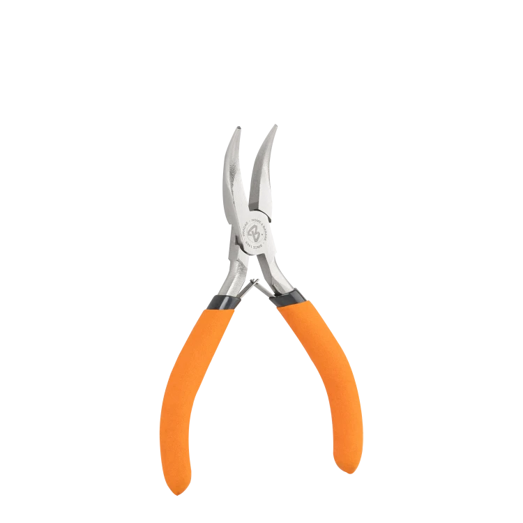 Szczypce wygięte CLASSIC MINI niklowane 125 mm / Stal węglowa 125 mm