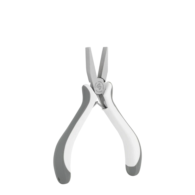Szczypce płaskie MINI niklowane 125 mm / Stal węglowa