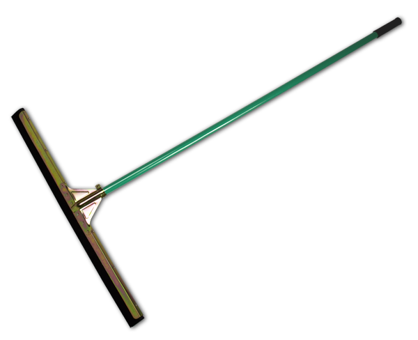 Ściągaczka do podłóg DUO metalowy trzonek 130cm / etykieta 45cm