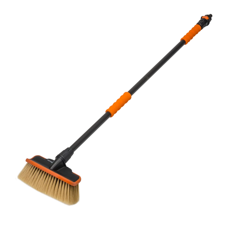 Szczotka do mycia SOFT ze ściągaczką i zaworem Długość: 110 cm / 8" / 2-płaszczyznowa / karta