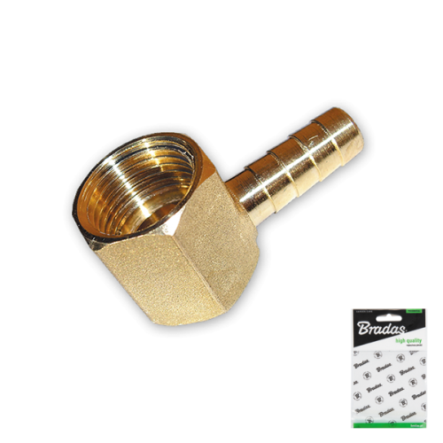 Łącznik kątowy 1/2" x 10mm MOSIĄDZ - woreczek ekspozycyjny