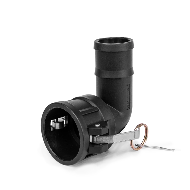 Złącze kolanko CAMLOCK typ C hose adaptor with socket / polypropylene 2" / 2"