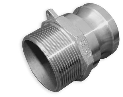 Złącze CAMLOCK typ F 3" gwint zewnętrzny i wtyk / stal nierdzewna 3"