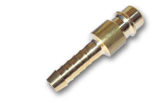 Wtyk do szybkozłącza - wtyk na wąż MOSIĄDZ / PNEUMATYKA PLUS 1/4" - 6mm