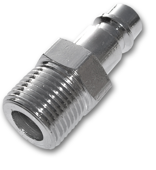 Wtyk do szybkozłącza - gwint zewnętrzny stal-chrom GZ 1/4"