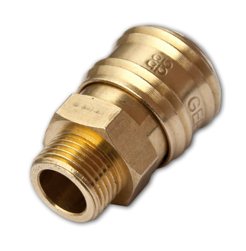 Szybkozłącze - gwint zewnętrzny MOSIĄDZ / GERMAN TYPE GZ 1/2"