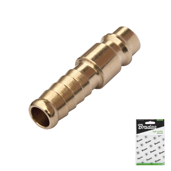Szybkozłącze - wtyk na wąż MOSIĄDZ / GERMAN TYPE / worek ekspozycyjny 1/4" - 6mm