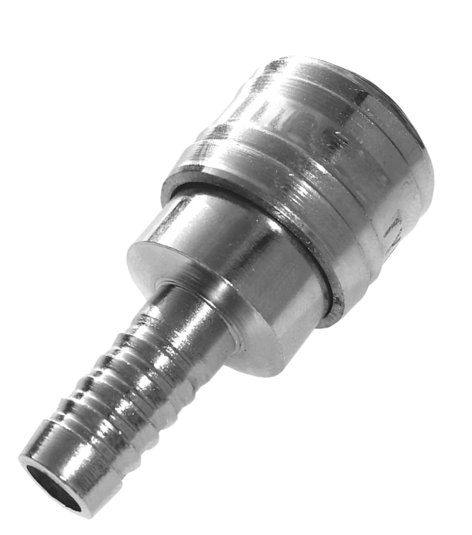 Szybkozłącze z wtykiem na wąż stal-chrom 1/4" - 6mm