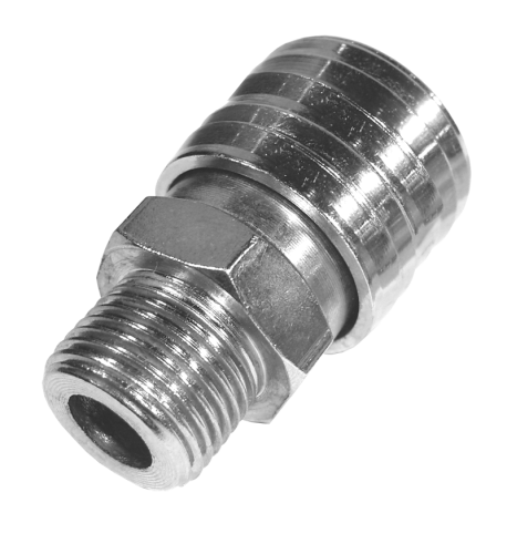 Szybkozłącze - gwint zewnętrzny stal-chrom GZ 3/8"