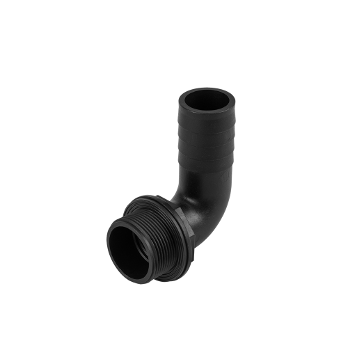 Zestaw z kolankiem PIN LUG gwint zewnętrzny / polipropylen GZ 1 1/2" / 1 1/2"