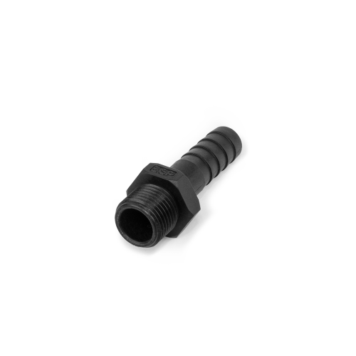 Przyłącze na wąż PIN LUG gwint zewnętrzny / polipropylen GZ 1/2" / 1/2"