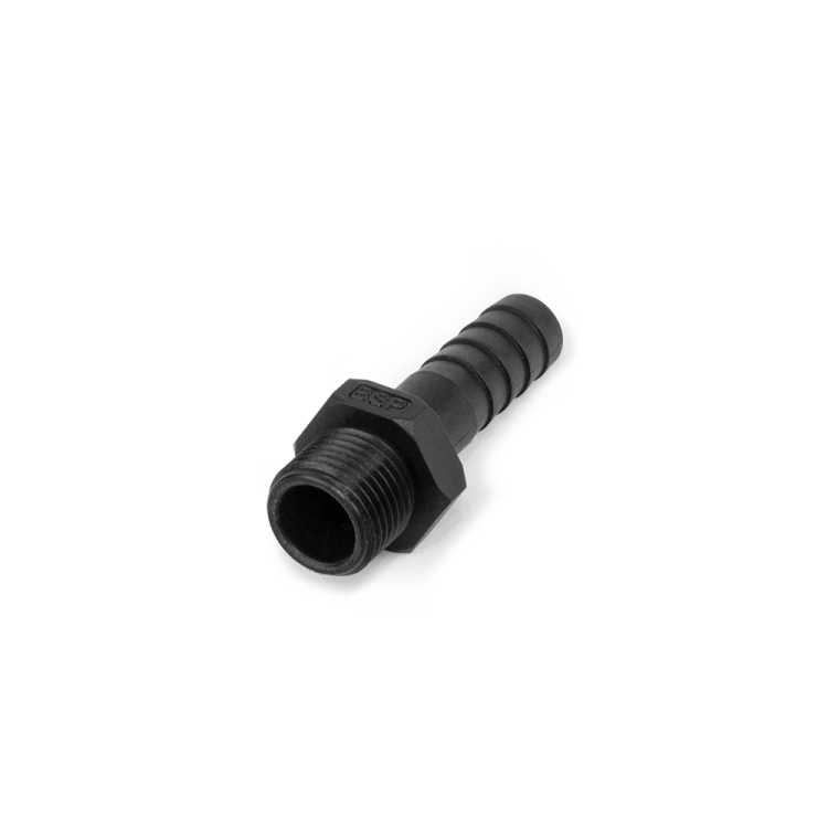 Przyłącze na wąż PIN LUG gwint zewnętrzny / polipropylen GZ 1/2" / 1/2"