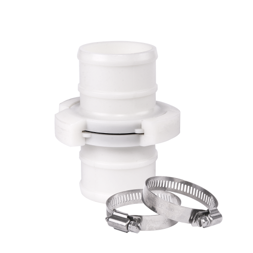 Złącze kłowe do węża 1 1/2" + 2 szt. opasek - SET + 2 szt. opasek - SET