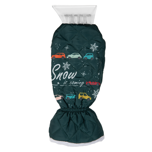 Skrobak do szyb z ocieplaczem ICEBREAKER zielony / 25cm / 11,3 cm / etykieta