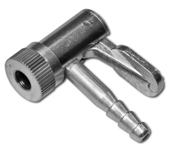 Końcówka do pompowania kół mosiądz chromowany 8mm