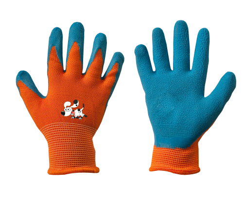 Rękawice ochronne ORANGE lateks / karta rozmiar 6