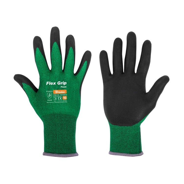 Rękawice ochronne FLEX GRIP FOAM nitryl / karta rozmiar 11