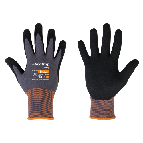 Rękawice ochronne FLEX GRIP SANDY nitryl / karta rozmiar 9