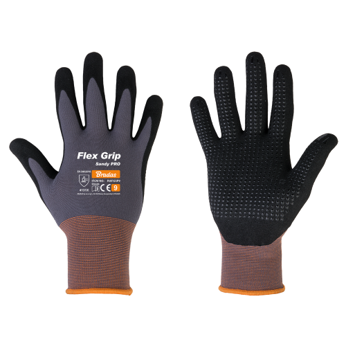 Rękawice ochronne FLEX GRIP SANDY PRO nitryl / karta rozmiar 10