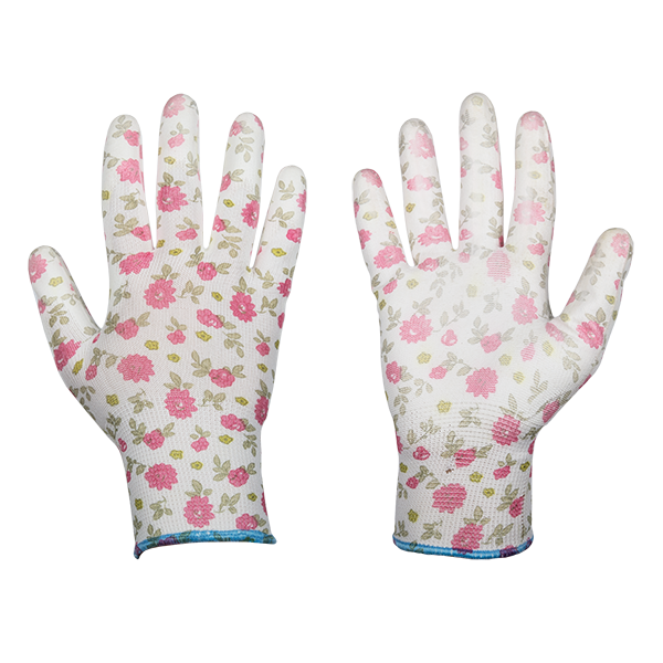 Rękawice ochronne PURE PRETTY poliuretan / karta rozmiar 8