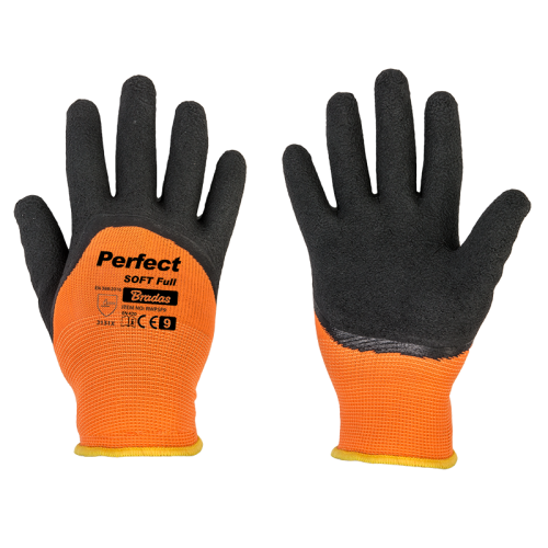 Rękawice ochronne PERFECT SOFT FULL lateks / karta rozmiar 8