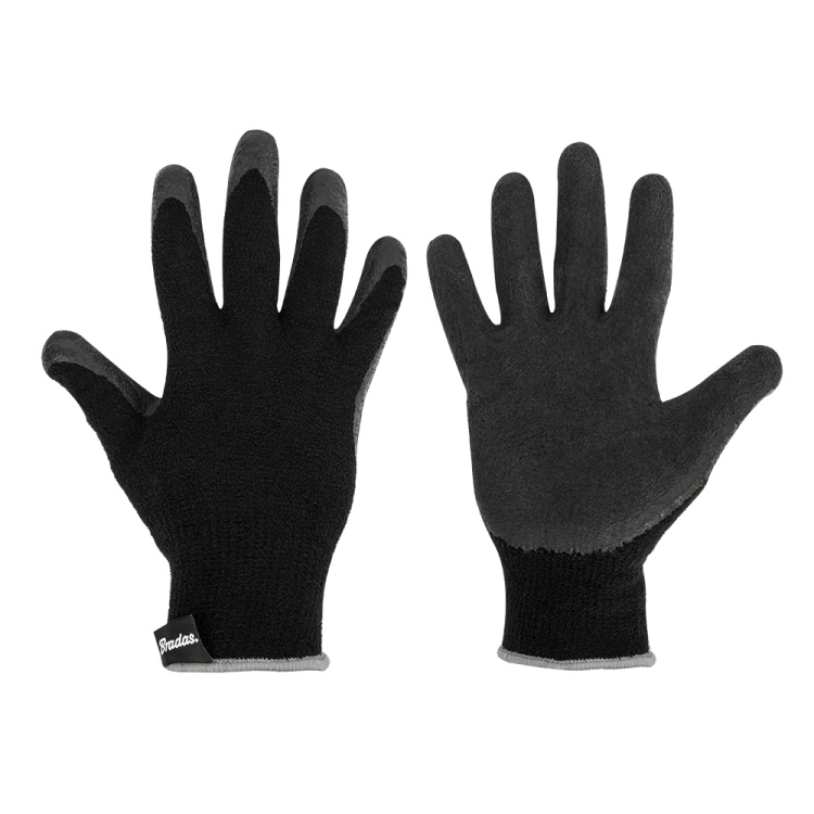Rękawice ochronne TERMO GRIP BLACK lateks / karta rozmiar 8