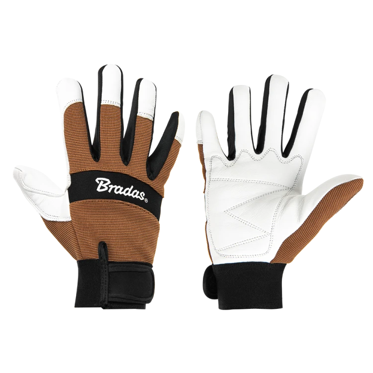 Rękawice ochronne TECH LEATHER kozia skóra licowa / karta rozmiar 11