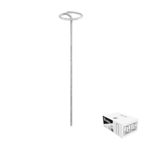 Szpilka metalowa galwanizowana w kształcie "G" szer. 3cm / wys.15cm / BOX box: 50pcs