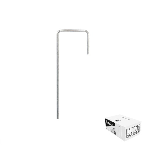 Szpilka metalowa galwanizowana w kształcie "J" szer. 3cm / wys.15cm / BOX