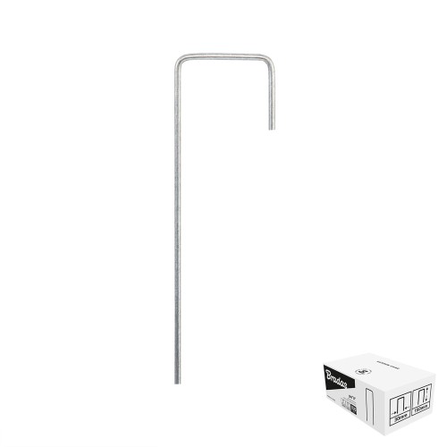 Szpilka metalowa galwanizowana w kształcie "J" szer. 3cm / wys.20cm / BOX
